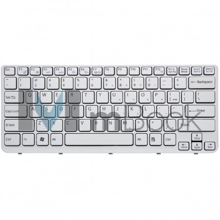 Teclado Pro Sony Vaio Sve Ch Branco Layout Us