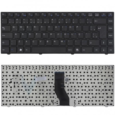 Teclado Preto Positivo Sim+ 6200 Positivo n9320