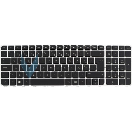 Teclado Hp Pavilion M6-1000 Pk130u92b00 Nsk-cl2uc Prata