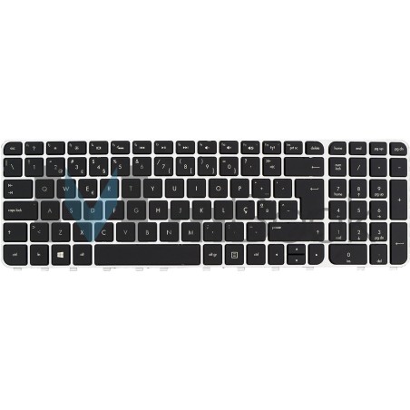 Teclado Hp Pavilion M6-1000 Pk130u92b00 Nsk-cl2uc Prata