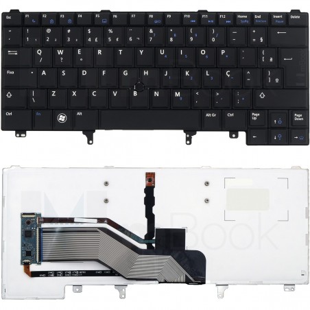 Teclado Dell Latitude Atg Xt3 E5420 Br Retroiluminado