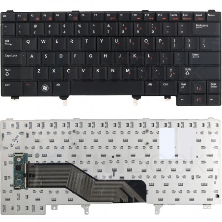 Teclado Dell Latitude E6220 E6230 Us Sem Pointing Stick