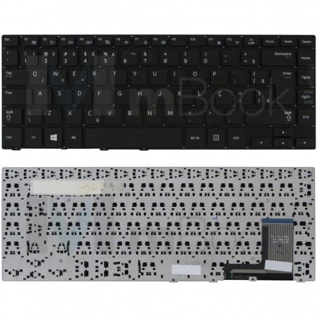 Teclado P/ Samsung Np530u4e Np540u4e Np470r4e Preto