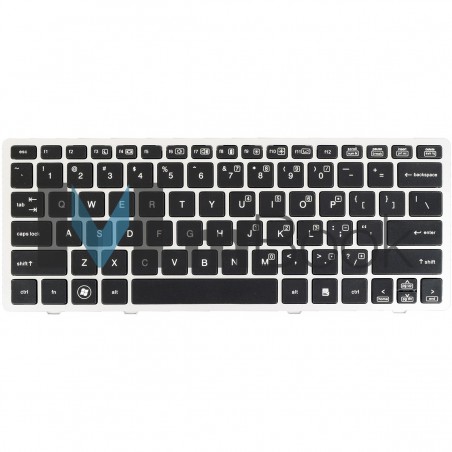 Teclado Hp Elitebook 2560p 2570p Frame Prata