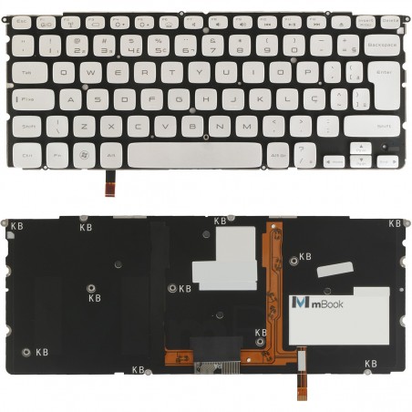 Teclado Dell XPS MP-10K83USJ698 0R22XN MP-10K86F0J698 BR Ç