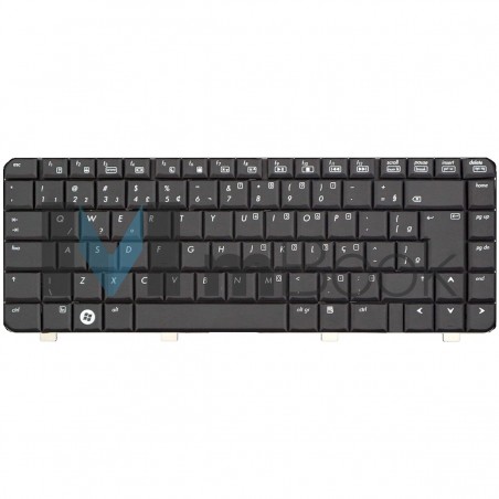 Teclado Hp Compaq 454954-031 V071802ak1 Nsk-h5m0u Br Ç