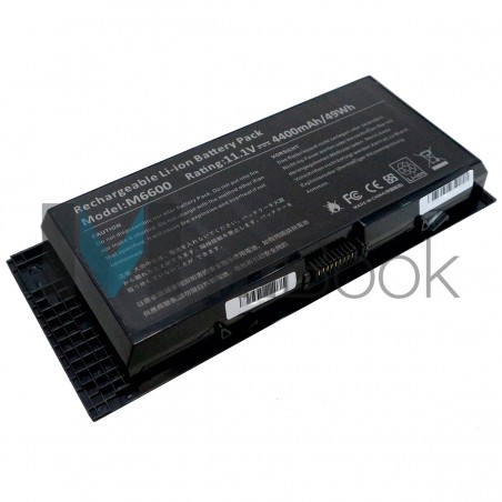 Bateria para Dell M6700 KJ321 97KRM 4400mAh