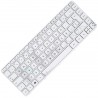 Teclado para HP Pavilion PK1314c1A28 PK1314C2A28 Branco BR