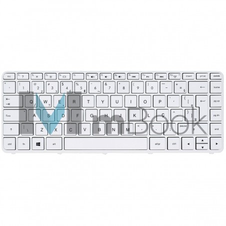 Teclado para HP Pavilion PK1314c1A28 PK1314C2A28 Branco BR