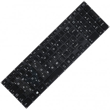 Teclado Toshiba Satellite NSK-TZ0SU P50-A P75-A7200 UK