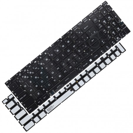 Teclado Para Msi Gp65 Leopard 10scxr Com Led