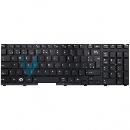 Teclado para Toshiba Satellite A660-11M A660-12D Layout BR