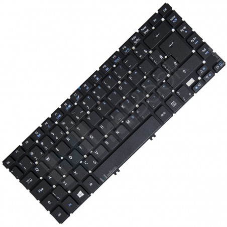 Teclado para Acer compatível com PN 9Z.N9LBC.A1D BR Com LED