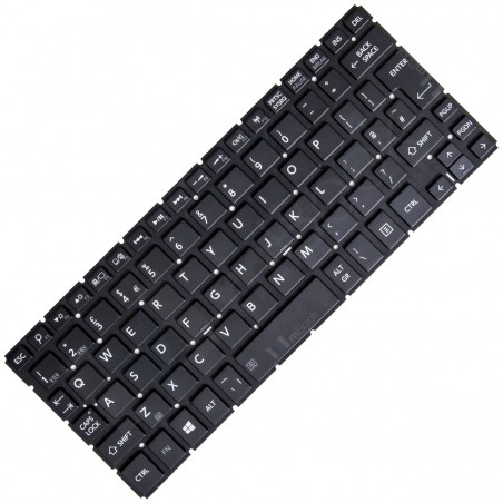 Teclado para Toshiba compatível com PN NSK-TW7LU Layout UK