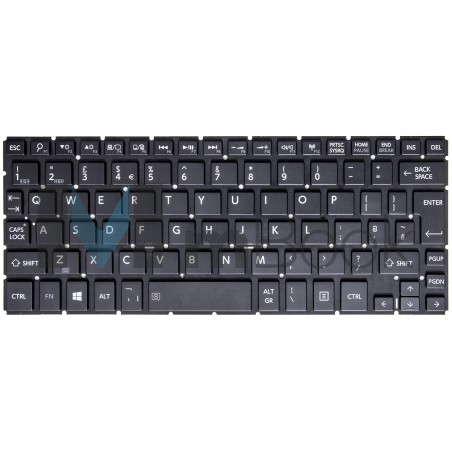 Teclado pra Toshiba compatível com PN 9Z.N8PBU.70U Layout UK