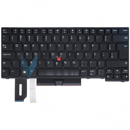 Teclado para Lenovo ThinkPad E480 BR com Ç