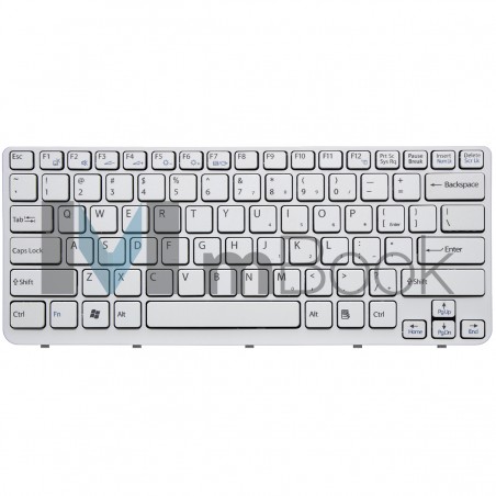 Teclado pra Sony Vaio Sve141j11w Branco Layout Us