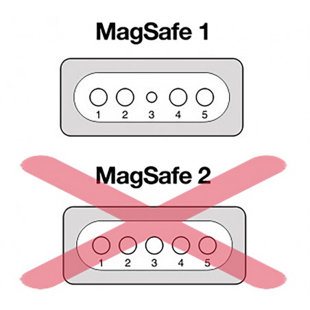 Fonte Carregador P/ Macbook A1370 Magsafe1 16.5v 60w