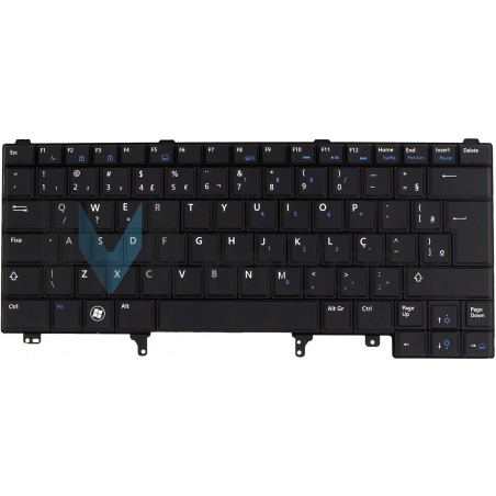 Teclado para Dell compatível com PN CN-0JD6K8 Com led