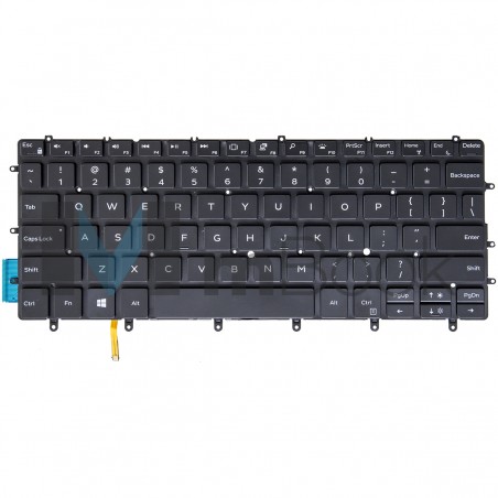 Teclado pra Dell XPS 13 9380 Layout US