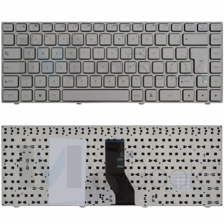 Teclado Positivo Sim+ N9260 N9480 N9350 Prata