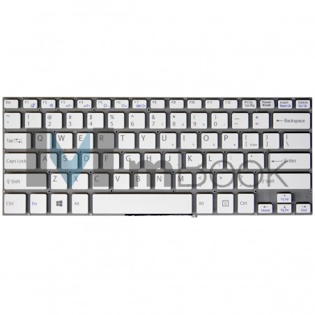 Teclado p/ Sony compatível c/ AEGD5U010103A Layout US Branco