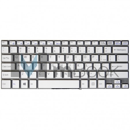 Teclado p/ Sony compatível c/ AEGD5U010103A Layout US Branco