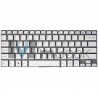 Teclado pra Sony Vaio SVF14A13CXS Layout US Branco