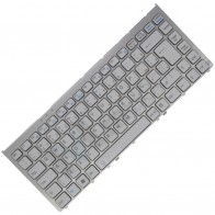 Teclado pra Sony Vaio VGN-FW130EW, VGN-FW130N Frame Prata