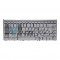 Teclado pra Sony Vaio VGN-FW130EW, VGN-FW130N Frame Prata