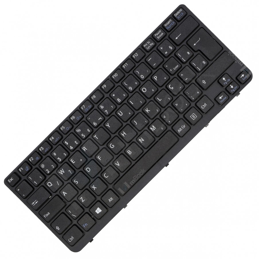 Teclado Sony Vaio Sve1411h Sve1411j Sve1411j Preto