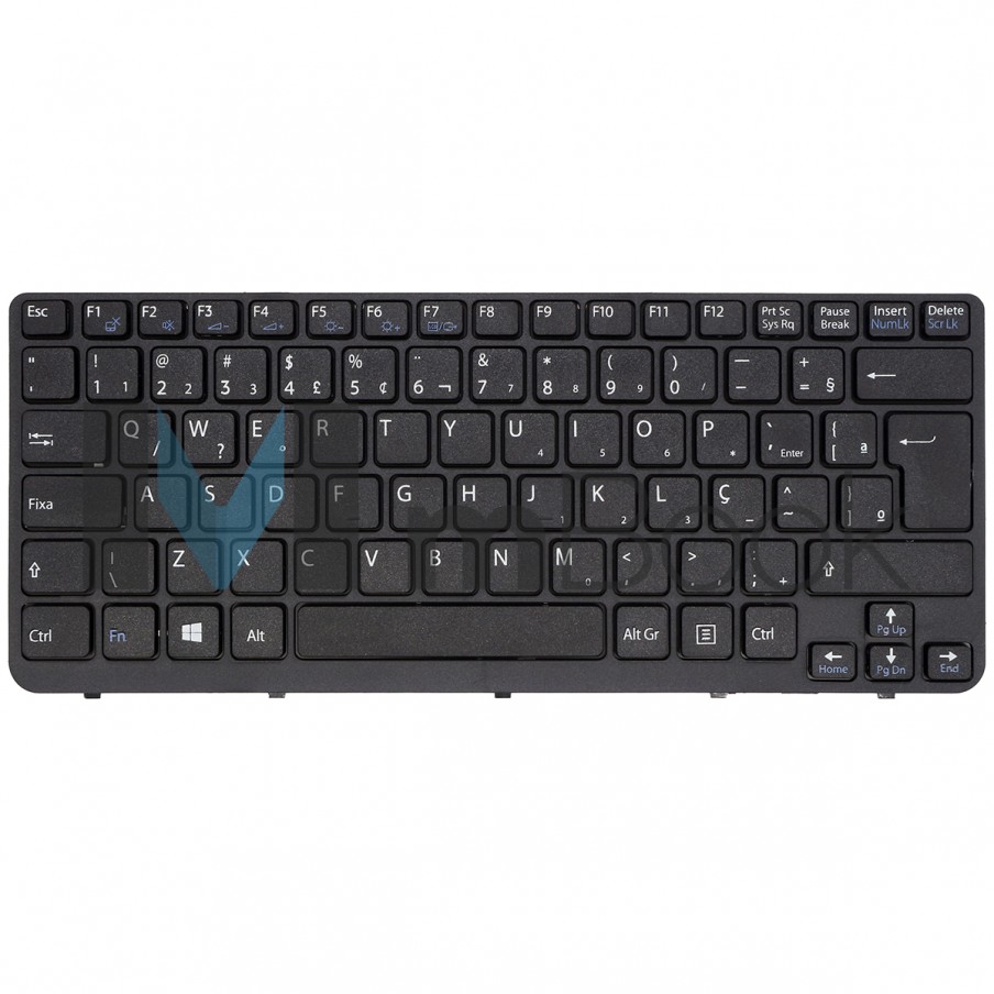 Teclado Sony Vaio Sve1411h Sve1411j Sve1411j Preto