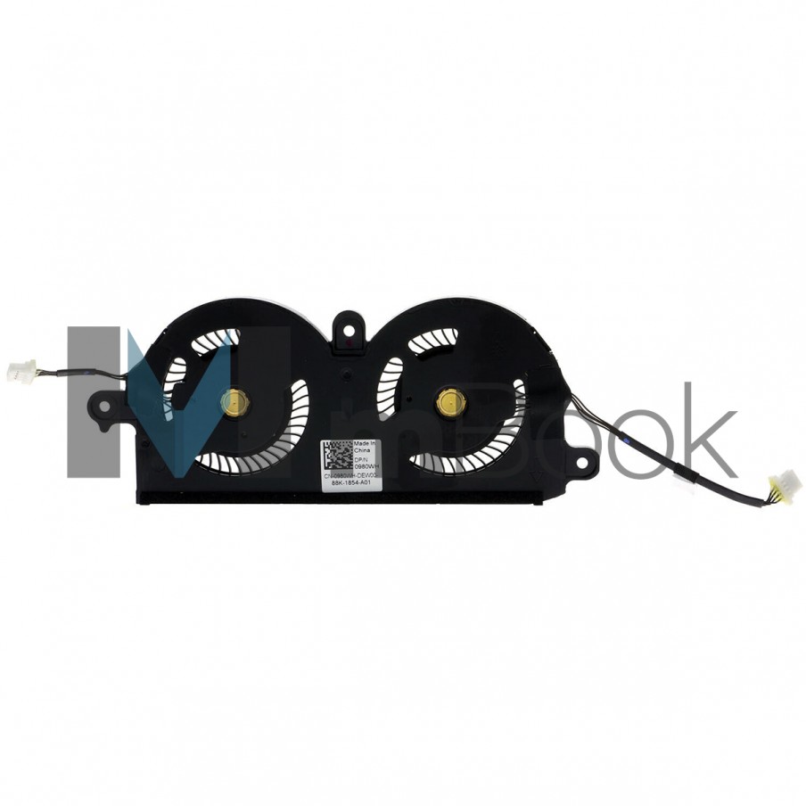 Cooler Fan Ventoinha para Dell XPS 13 9380 P82G002