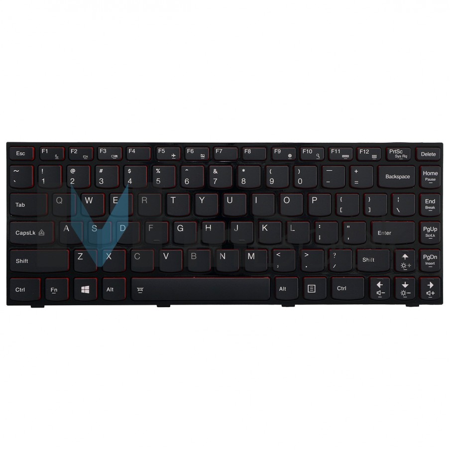 Teclado para Lenovo Ideapad y400n US com LED