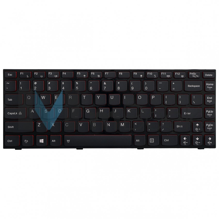 Teclado para Lenovo Ideapad y400n US com LED