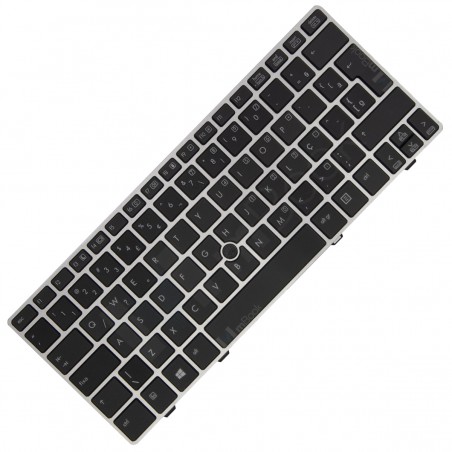 Teclado p/ HP Compatível c PN sg-45220-2xaBR c PS Mold Prata