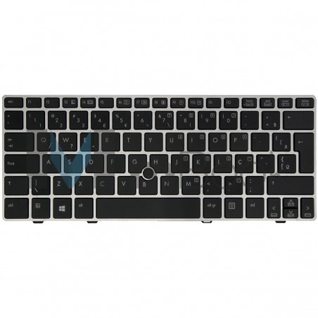 Teclado p/ HP Compatível c PN sg-45220-2xaBR c PS Mold Prata