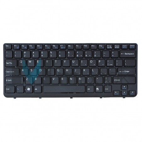 Teclado Para Sony Vaio Sve14112eab Layout Us Trava 0,6cm