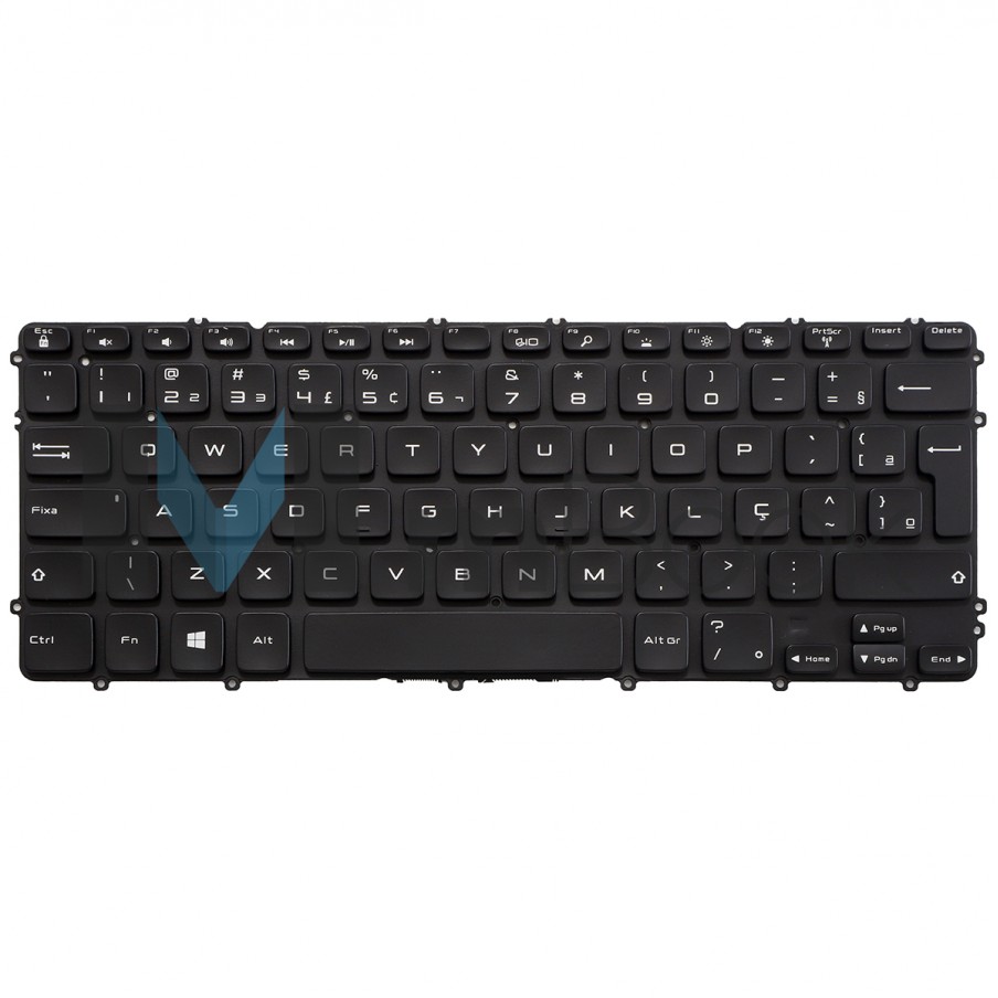 Teclado para Dell Precision M3800 BR Com LED