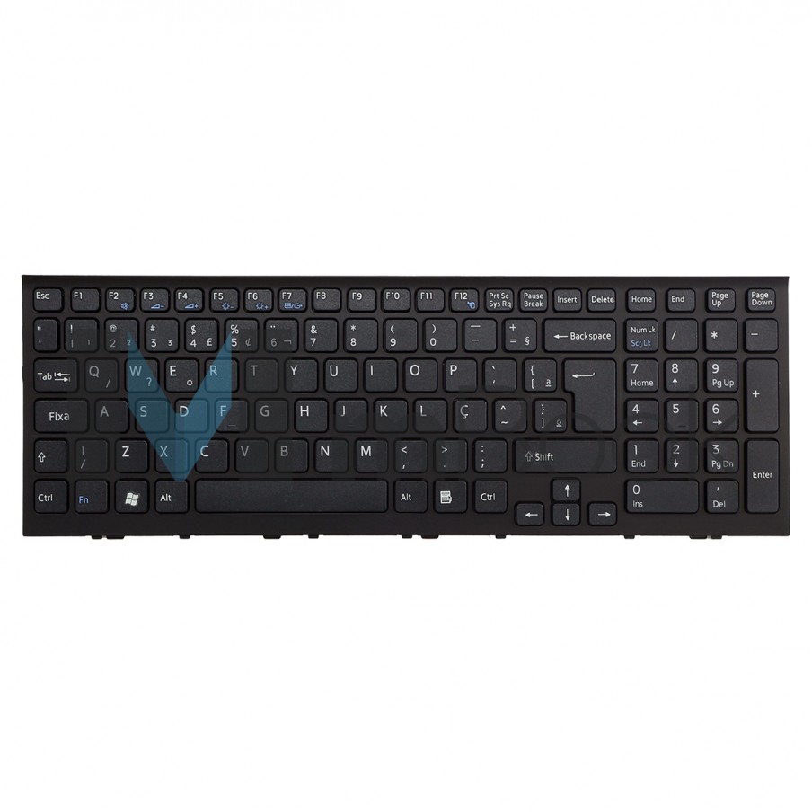 Teclado Sony 14833241 148915721 148927111 PCG-61611x Preto