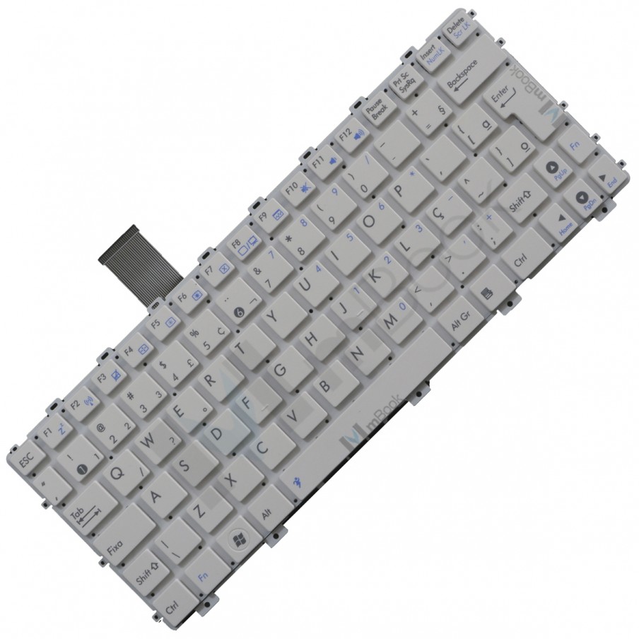 Teclado P/ Netbook Asus Eeepc 1015pe 1015peb Branco