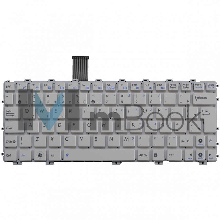 Teclado P/ Netbook Asus Eeepc 1015pe 1015peb Branco