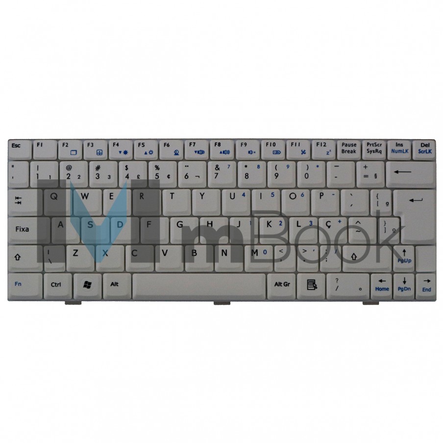 Teclado Positivo Mobo 1000 1050 1055 1070 1080 1090 Branco