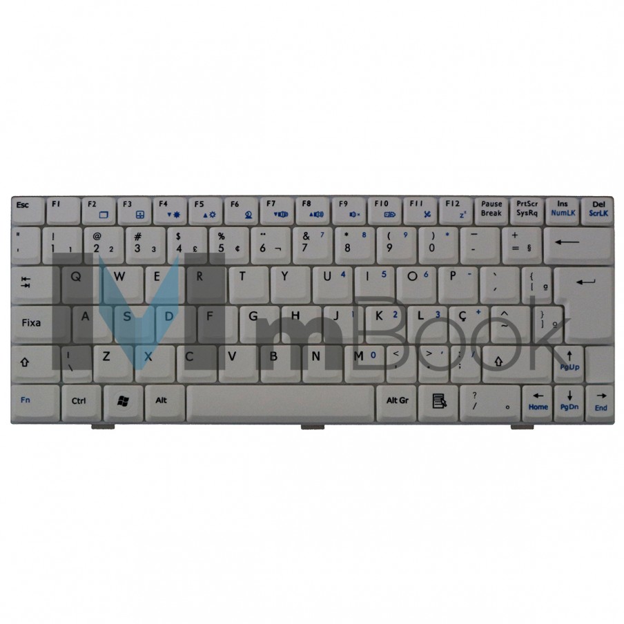 Teclado Positivo Mobo 1000 1050 1055 1070 1080 1090 Branco