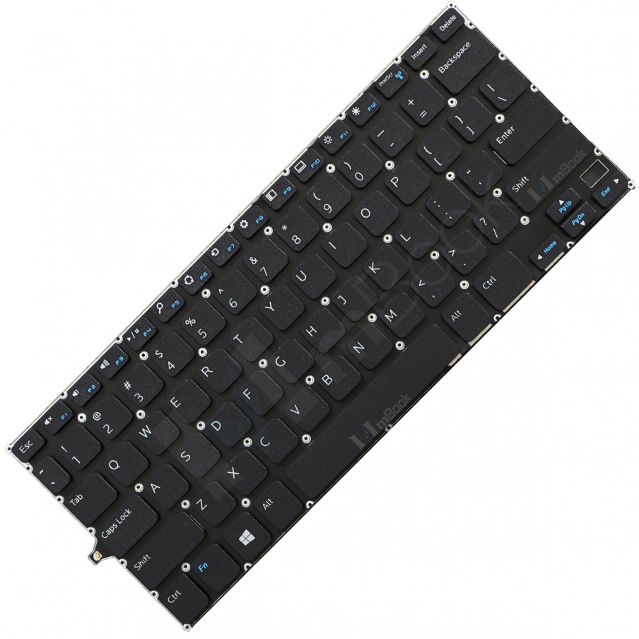 Teclado para Dell compatível com PN V144725AS1 Layout US