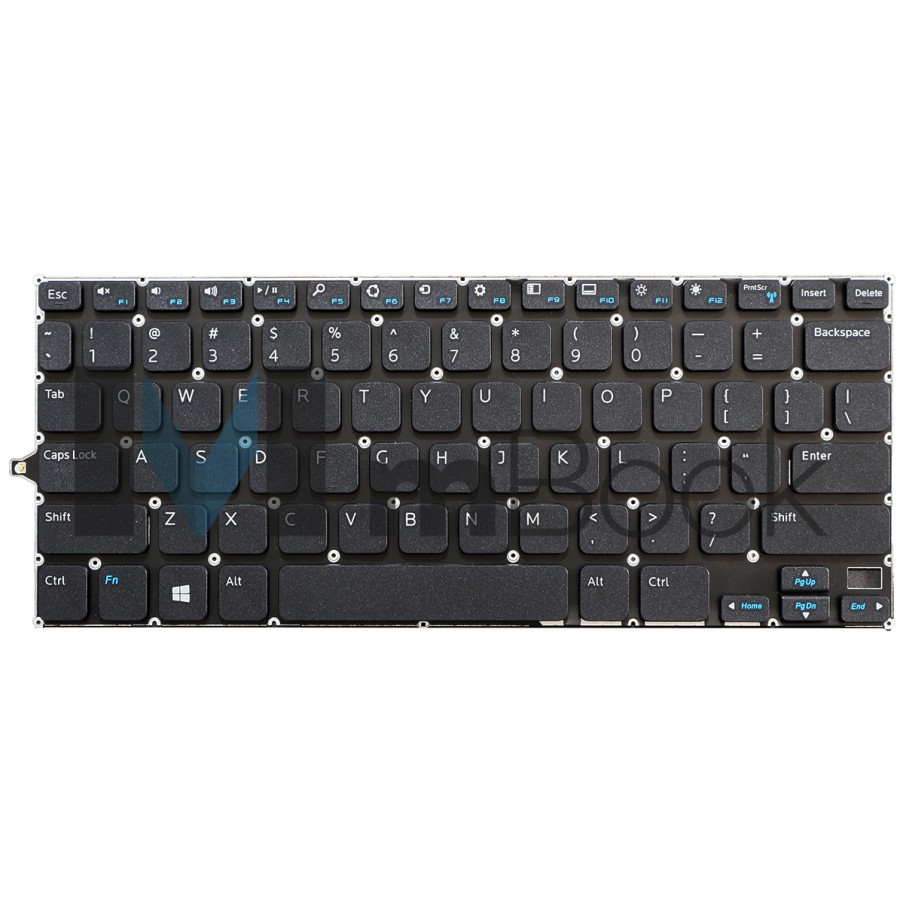 Teclado para Dell compatível com PN V144725AS1 Layout US