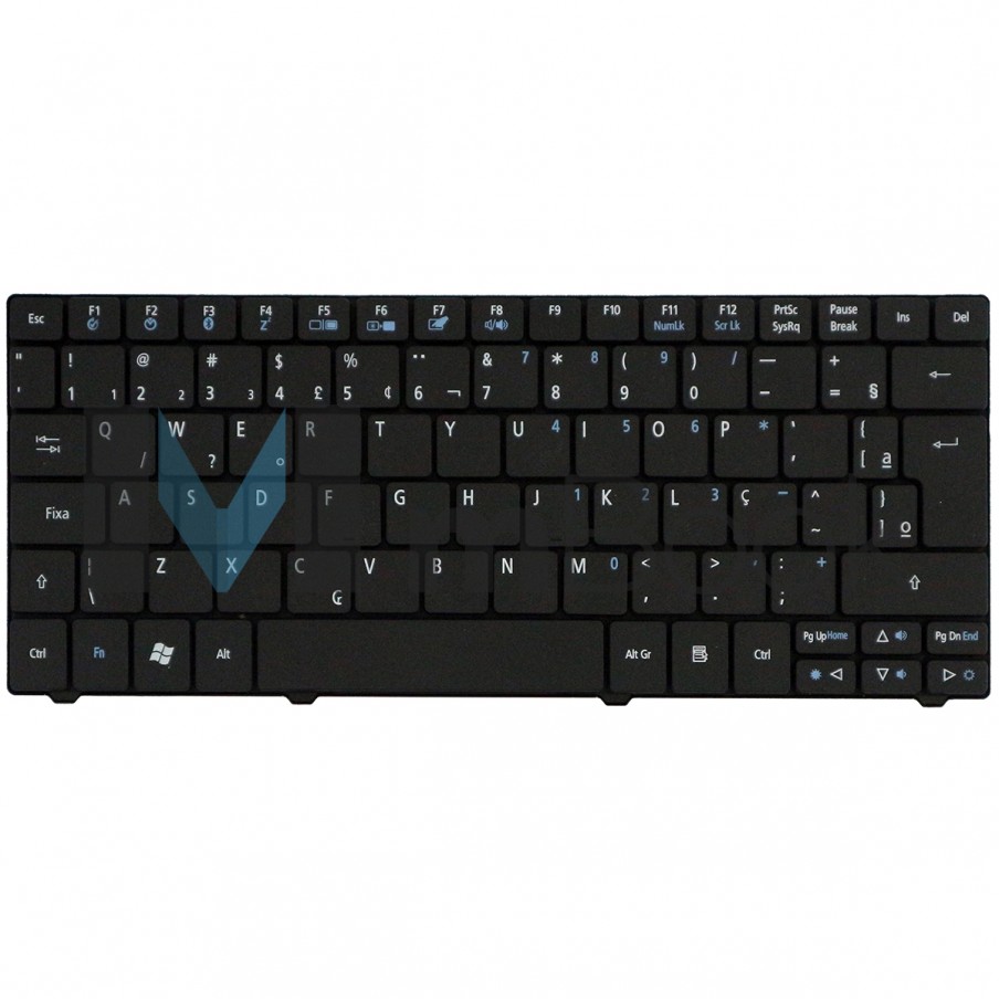 Teclado para Acer Ferrari One 200 Fo200 201 Series Br Abnt Ç