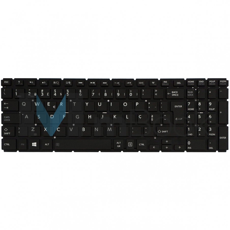 Teclado Toshiba Satellite 9z.nbcbq.001 Aebliu01110 C/ Led Ç