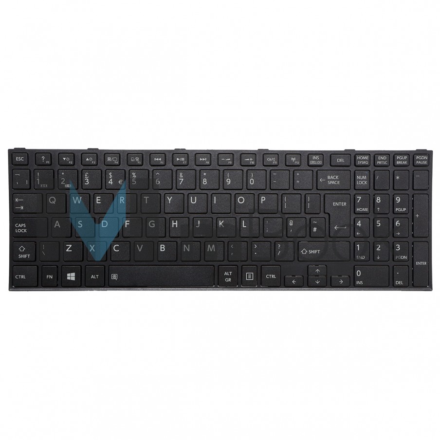 Teclado Toshiba Satellite C50-BBT2N22 C55T-B5149 C50-BST2 UK