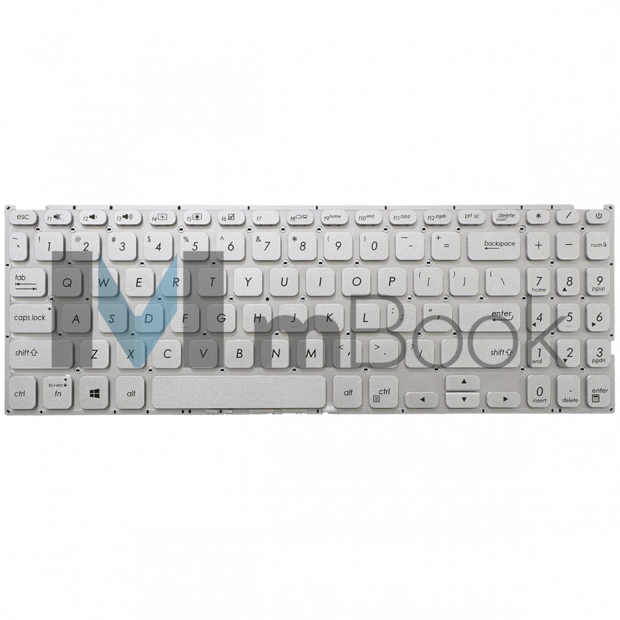 Teclado pra Asus Vivobook F512da-wh31 US Prateado